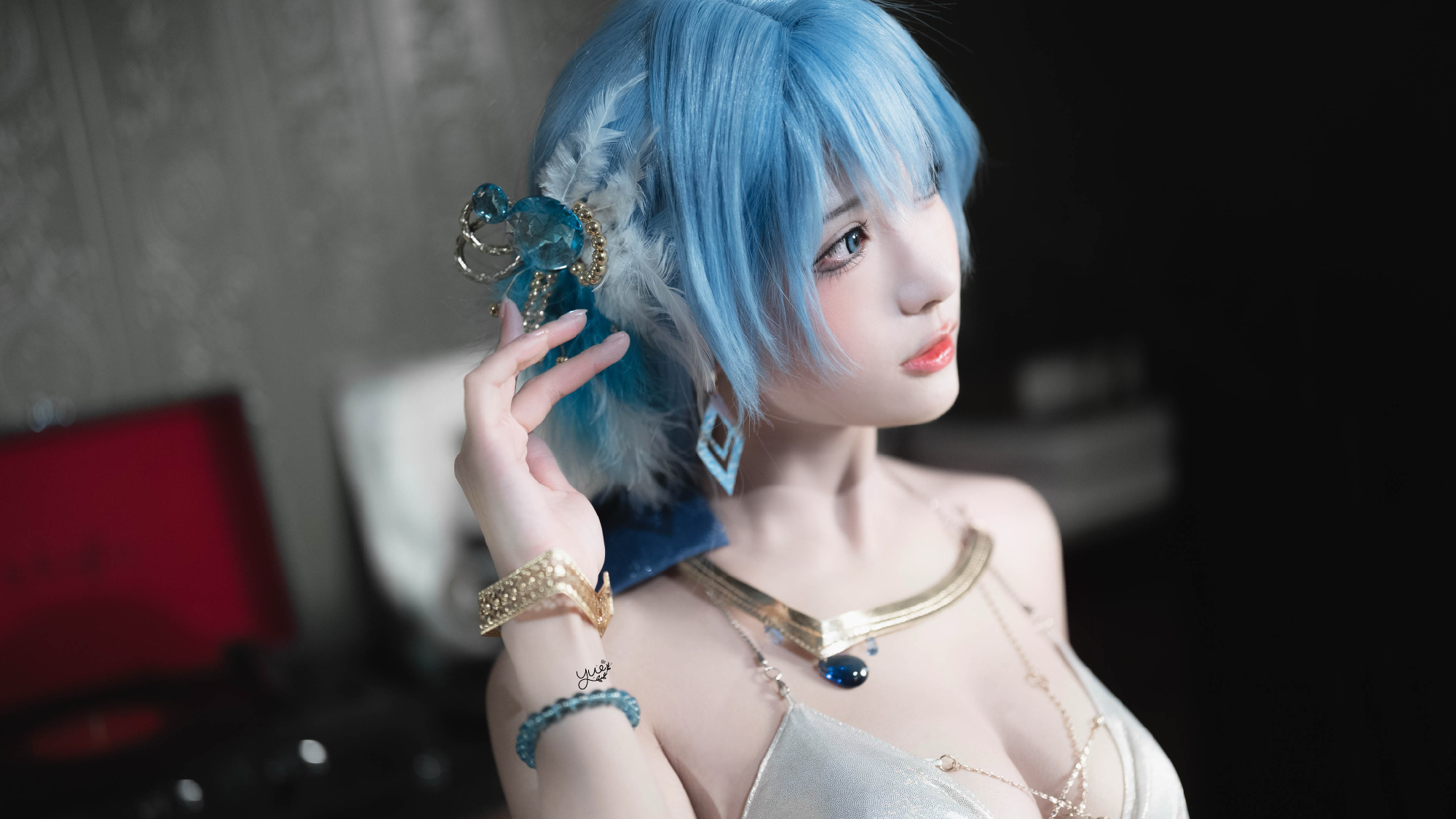 YoY Cosplay妮姬:胜利女神 海伦礼服@-婉Yue--YoY美图-第9张.jpg